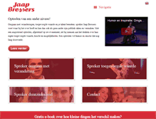 Tablet Screenshot of jaapbressers.nl